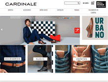 Tablet Screenshot of cardinale.cl